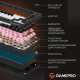Дротова механічна клавіатура GamePro MK160 V2 Warden QLAB Sakura White (MK160-V2-BL-QS) Купити в Україні
