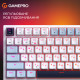 Дротова механічна клавіатура GamePro MK160 V2 Warden QLAB Sakura White (MK160-V2-BL-QS) Купити в Україні