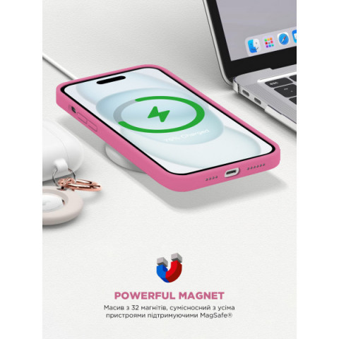 Чохол ArmorStandart ICON2 MagSafe для Apple iPhone 15 Pink (ARM77009)