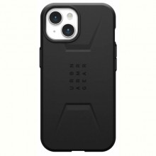 Чохол-накладка Urban Armor Gear Civilian Magsafe для Apple iPhone 15 Black (114287114040)