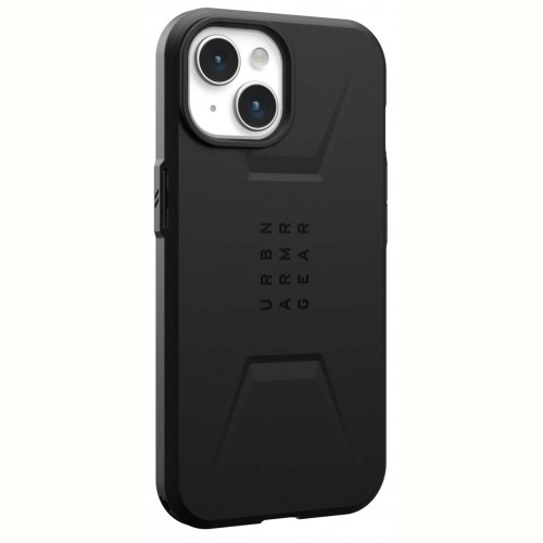 Чохол-накладка Urban Armor Gear Civilian Magsafe для Apple iPhone 15 Black (114287114040)
