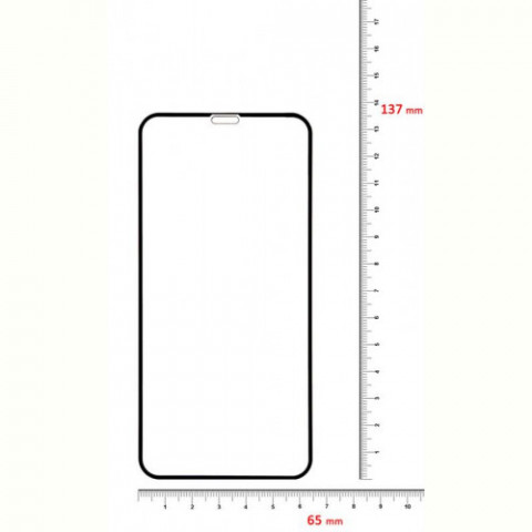Захисне скло BeCover для Apple iPhone X/XS Black (702622)