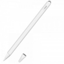 Чохол Goojodoq Hybrid Ear TPU для стилуса Apple Pencil 2 White (4001055094286W)