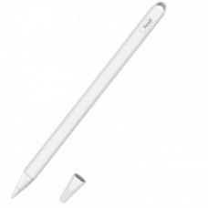 Чохол Goojodoq Hybrid Ear TPU для стилуса Apple Pencil 2 White (4001055094286W)