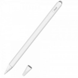 Чохол Goojodoq Hybrid Ear TPU для стилуса Apple Pencil 2 White (4001055094286W)
