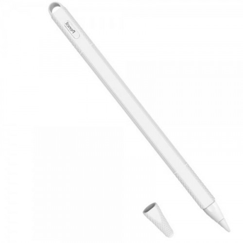 Чохол Goojodoq Hybrid Ear TPU для стилуса Apple Pencil 2 White (4001055094286W)
