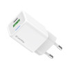 Мережевий зарядний пристрій ColorWay GaN Mini 35W PD Port PPS USB (Type-C PD + USB QC4.0) White (CW-CHS055PD-WT)