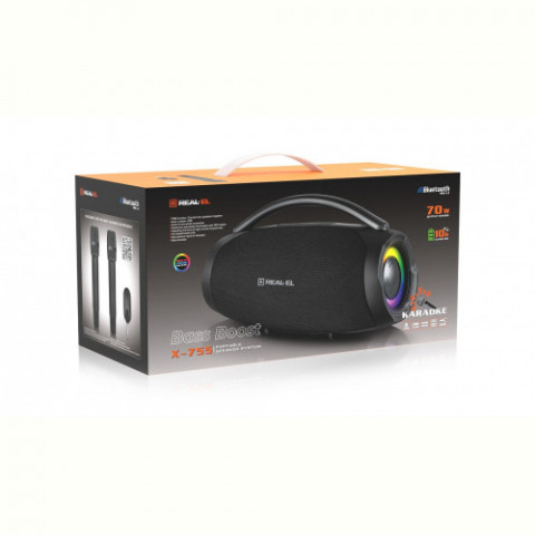 Акустична система REAL-EL X-755 Black