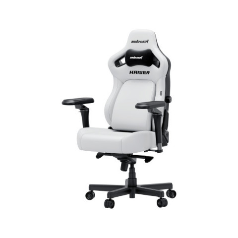 Крісло геймерське ігрове Anda Seat Kaiser 4 V2 Size XL White PVC (AD12YDDC-XLL-20-W-PV/C-03) Купити в Україні