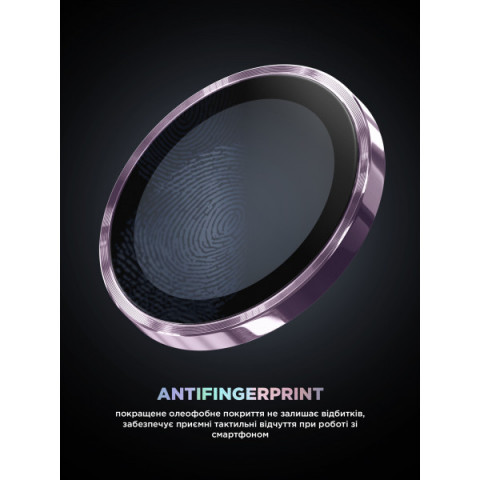 Захисне скло для камери ArmorStandart Supreme Black Icon для Samsung S24 Cobalt Violet (ARM76608)
