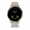 Смарт-годинник Garmin Venu 3s Soft Gold Stainless Steel Bezel with French Gray Case and Silicone Band (010-02785-52)