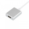 Кабель Atcom (13888) USB Type-C-HDMI, 0.1м, White