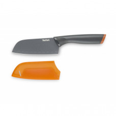 Кухонний ніж Сантоку Tefal Fresh Kitchen, 12см, з чохлом, нержавіюча сталь, пластик, сірий