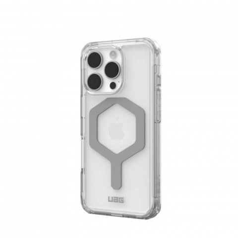 Чохол-накладка Urban Armor Gear Magsafe для Apple iPhone 16 Pro Plyo Ice/Silver (114480114333)