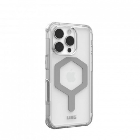 Чохол-накладка Urban Armor Gear Magsafe для Apple iPhone 16 Pro Plyo Ice/Silver (114480114333)