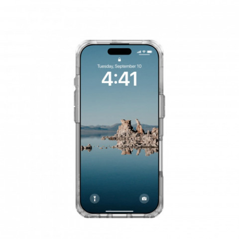 Чохол-накладка Urban Armor Gear Magsafe для Apple iPhone 16 Pro Plyo Ice/Silver (114480114333)