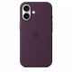 Чохол Apple iPhone 16 Silicone Case with MagSafe Plum (MYY43)