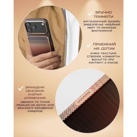 Чохол Pitaka Ultra-Slim Case для iPhone 17 Pro Max Sunset (KI1702SPM)