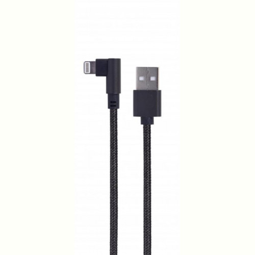 Кабель Cablexpert (CC-USB2-AMLML-0.2M), USB2.0 BM - Lightning, 0.2м, чорний