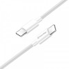 Кабель ColorWay USB-C-USB-C (PD Fast Charging 65W), 3.0А, 2м, White (CW-CBPDCC056-WT)