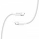 Кабель ColorWay USB Type-C - USB Type-C (M/M), PD Fast Charging 65W, 3.0 А, 2 м, White (CW-CBPDCC056-WT)