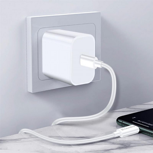 Кабель ColorWay USB-C-USB-C (PD Fast Charging 65W), 3.0А, 2м, White (CW-CBPDCC056-WT)