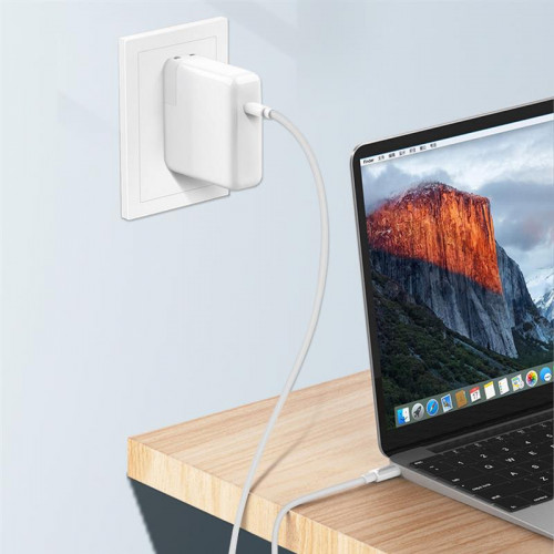 Кабель ColorWay USB-C-USB-C (PD Fast Charging 65W), 3.0А, 2м, White (CW-CBPDCC056-WT)