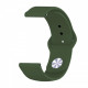 Силіконовий ремінець BeCover для Samsung Galaxy Watch 46mm/Watch 3 45mm/Gear S3 Classic/Gear S3 Frontier Green (706327)