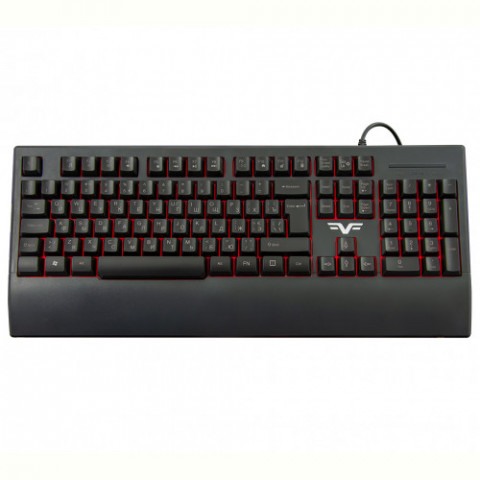 Клавіатура Frime Graphit Black USB RUS/UKR (FLK19600)