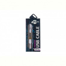 Кабель Atcom (16123) USB 2.0 AM/microUSB, 0.8м, білий