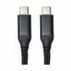 Кабель San Guan USB Type-C - USB Type-C (M/M) PD 60W, 3 м, Black (CA914104)