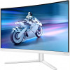 Монiтор Philips 27" Evnia 27M2C5501/00 VA Curved White 180Hz