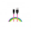 Кабель ColorWay USB-USB Type-C, 2.4А, 1м, Multicolor (CW-CBUC018-MC)