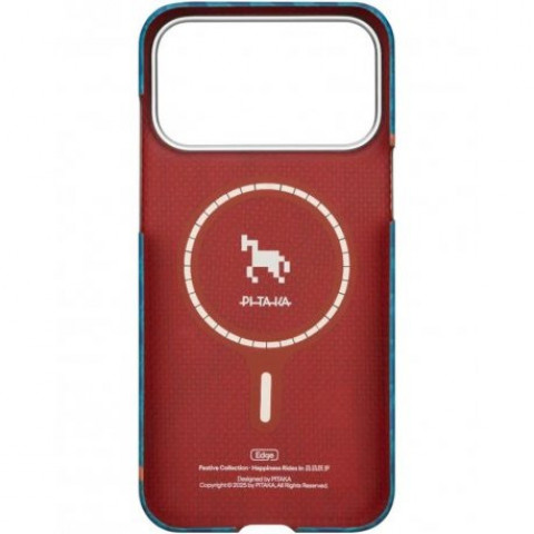 Чохол Pitaka Ultra-Slim Happiness Rides PitaTap для iPhone 17 Pro Max Indigo (HR1702PM)
