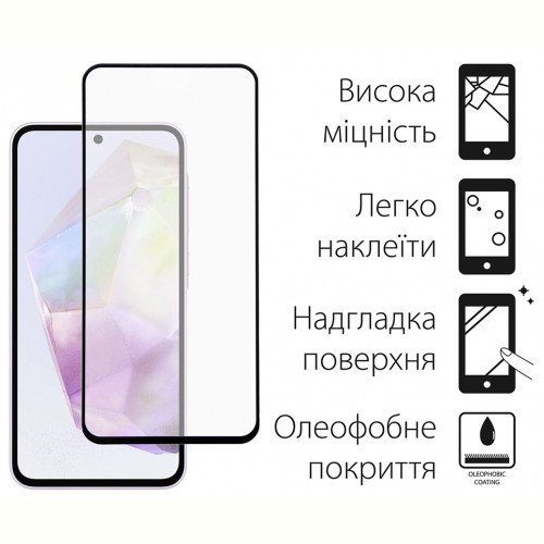 Чохол-накладка Dengos для Samsung Galaxy A35 SM-A356 Pink (DG-KM-91) + захисне скло