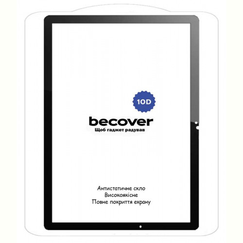 Захисне скло BeCover 10D для Samsung Galaxy Tab A9 Plus SM-X210/SM-X215/SM-X216 11.0" Black (710586)