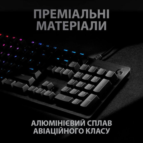 Клавiатура Logitech G512 Carbon Lightsync RGB Mechanical Black USB (920-008946)