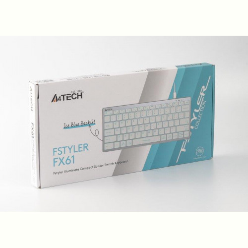 Клавіатура A4Tech Fstyler FX61 White