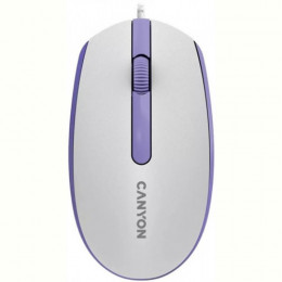 Миша Canyon M-10 USB White Lavender (CNE-CMS10WL)