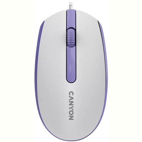 Миша Canyon M-10 USB White Lavender (CNE-CMS10WL)