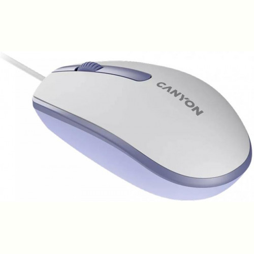 Миша Canyon M-10 USB White Lavender (CNE-CMS10WL)