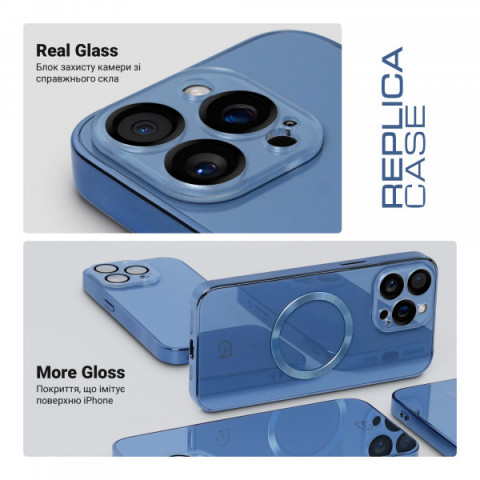 Чохол ArmorStandart Replica MagSafe для Apple iPhone 14 Pro Max Light Blue (ARM76210)