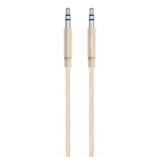 Аудіо-кабель Belkin Premium 3.5 мм - 3.5 мм 1.2 м Gold (AV10164BT04-GLD)