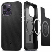 Чохол Spigen для Apple iPhone 14 Pro Mag Armor MagFit, Matte Black (ACS04989)
