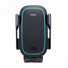 Автомобільний тримач з Бездротовим ЗП Baseus Milky Way Pro 15W black