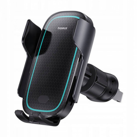 Автомобільний тримач з Бездротовим ЗП Baseus Milky Way Pro 15W black Купити в Україні