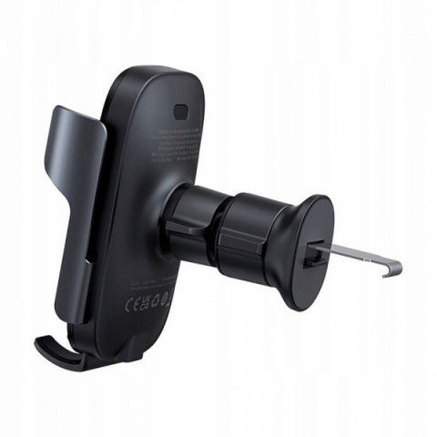 Автомобільний тримач з Бездротовим ЗП Baseus Milky Way Pro 15W black Купити в Україні