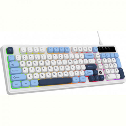 Клавіатура Ajazz AF98 Black USB-C Glacier Blue (AF98-GB)