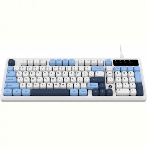 Клавіатура Ajazz AF98 Black USB-C Glacier Blue (AF98-GB)