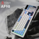 Клавіатура Ajazz AF98 Black USB-C Glacier Blue (AF98-GB)